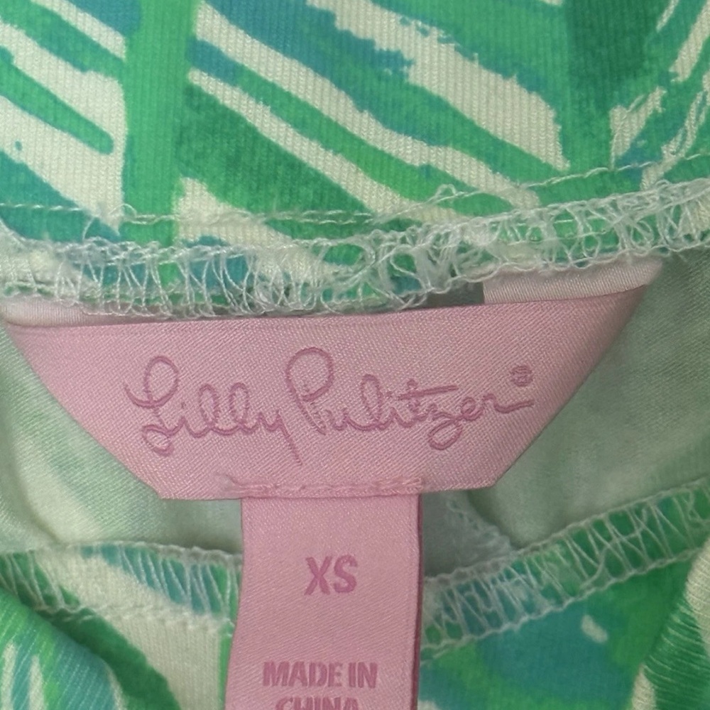 Lilly Pulitzer Green and White Maxi Dress - Picture 5 of 6